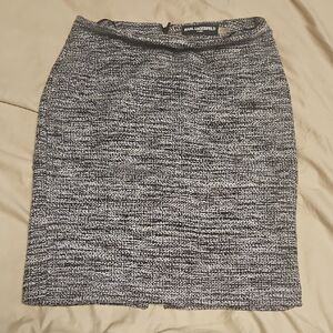 Karl Lagerfeld Monochrome Textured Skirt